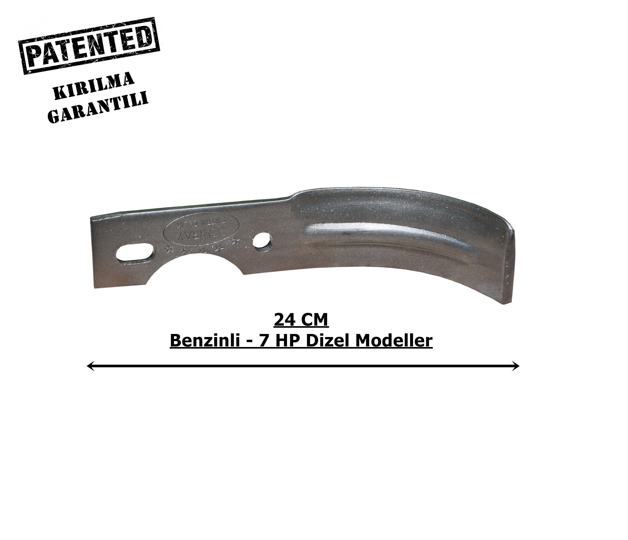 Demiray Federli Çapa Bıçağı-24 Cm Benzinli Model